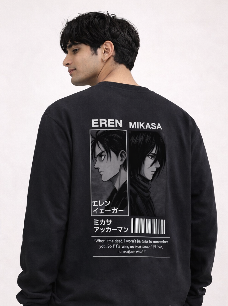 Eren-Mikasa Full Sleeve T-Shirt