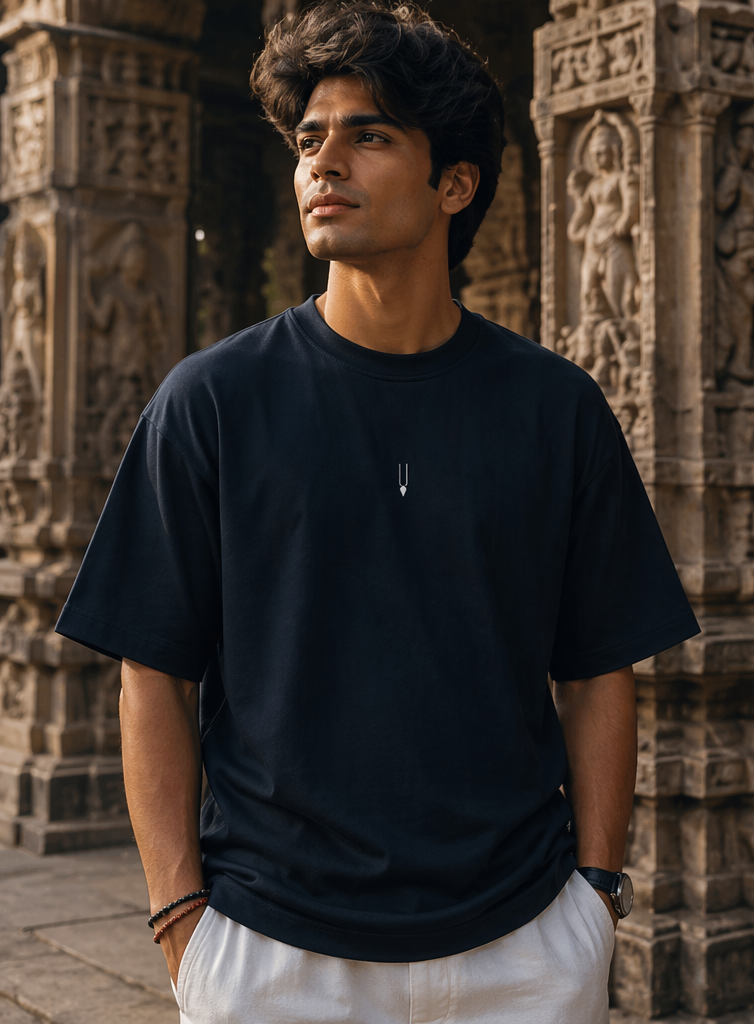 Lord Krishna Oversized Tee(Unisex)