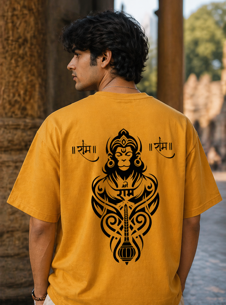Lord Hanuman Oversized T-Shirt