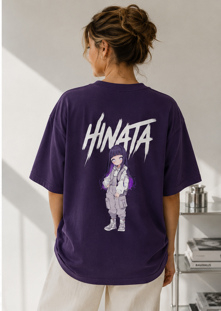 Cute Hinata Hyuga Oversized T-Shirt
